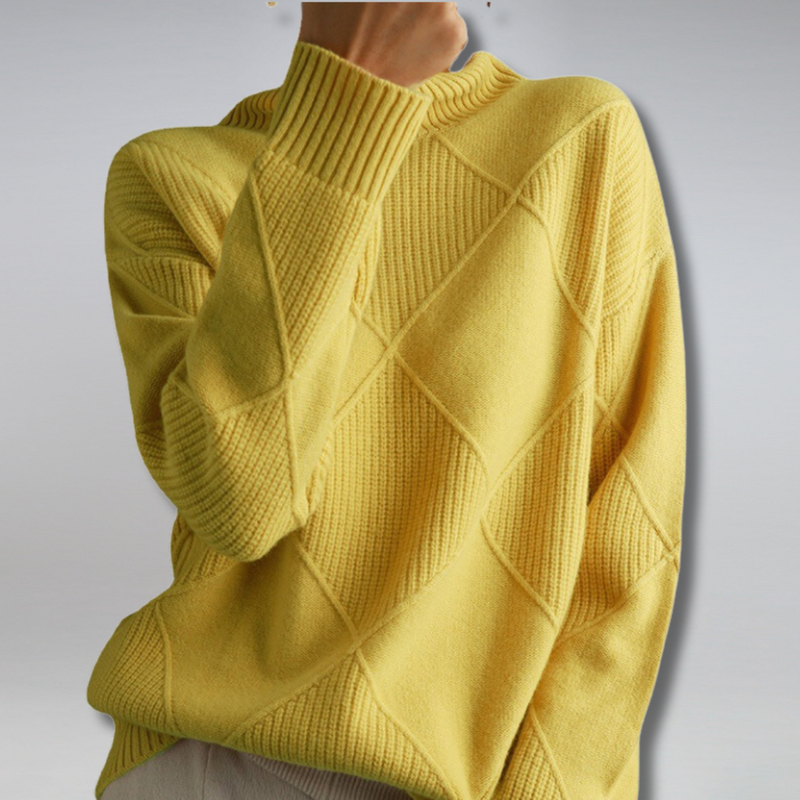 Pull col roulé doux et confortable