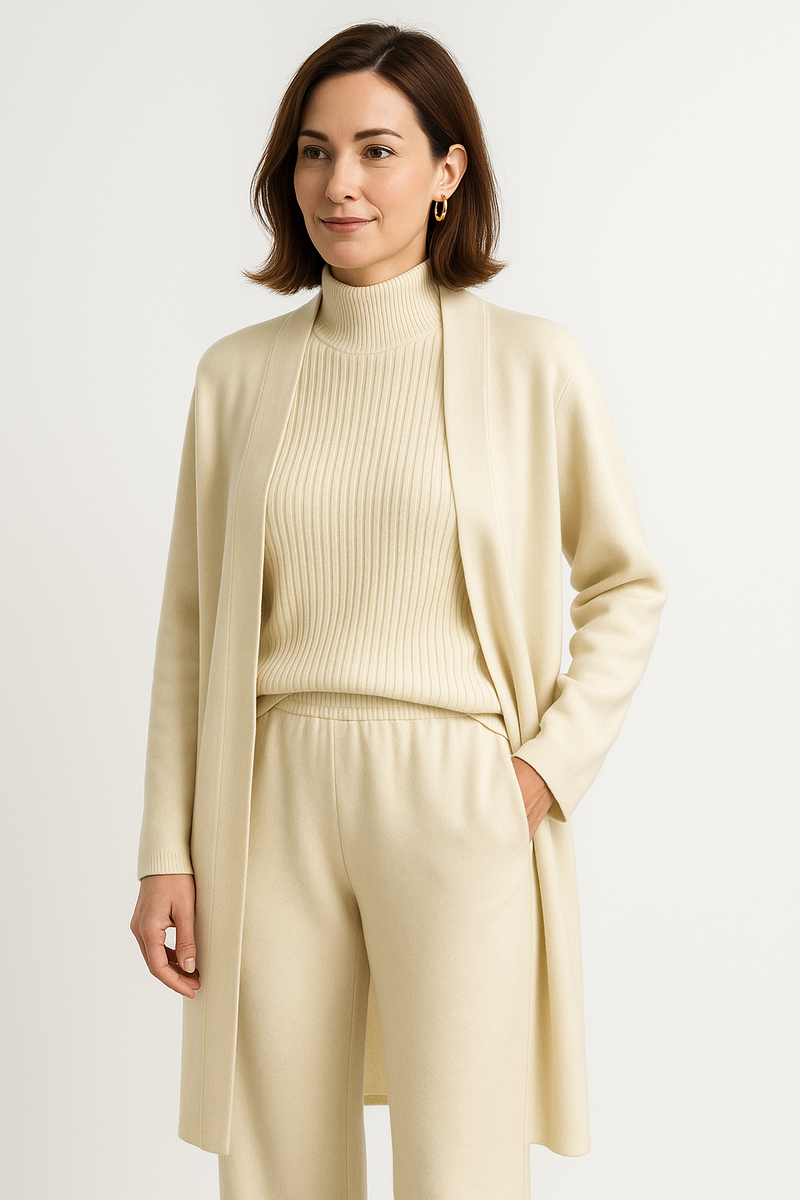 [Achetez 1 Kit, Recevez 1 Cardigan Offert] Kit Blouse & Pantalon Printemps Premium