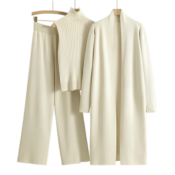 [Achetez 1 Kit, Recevez 1 Cardigan Offert] Kit Blouse & Pantalon Printemps Premium